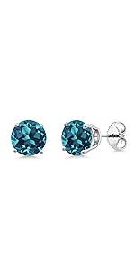 Amazon | [Gem Stone King] 6.13カラット 天然 ロンドンブルー