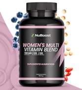 Nuboost Multivitaminico Mujer, Vitaminas para el cabello y Antioxidantes - 720 mg 120 cápsulas - ...