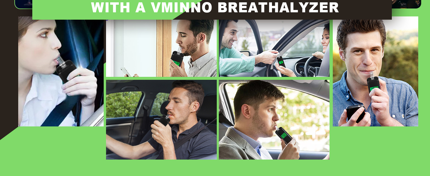 ProfessionalGrade Accuracy Breathalyzer, 1200 mAh Rechargeable Portable