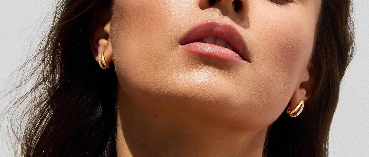 huggie hoop earrings