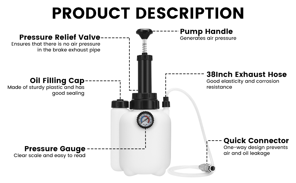 brake fluid bleeder kit