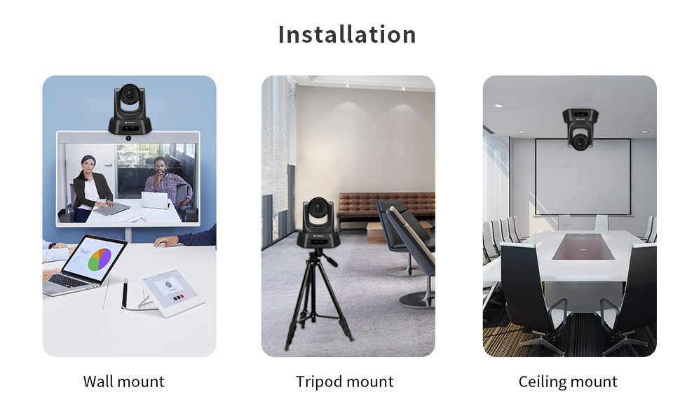 Video Conference Room with Multiple Installation Modes