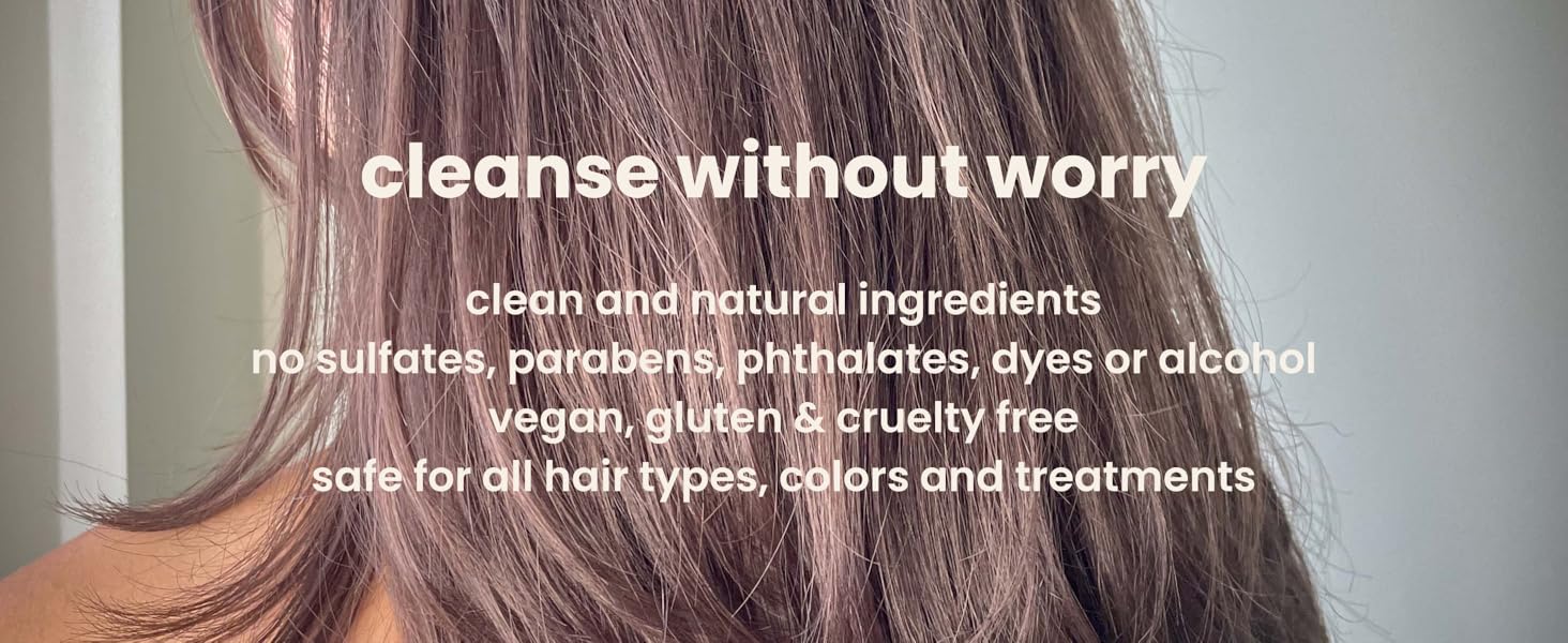 ahimsa gentle purifying shampoo clean natural safe willow bark remove buildup