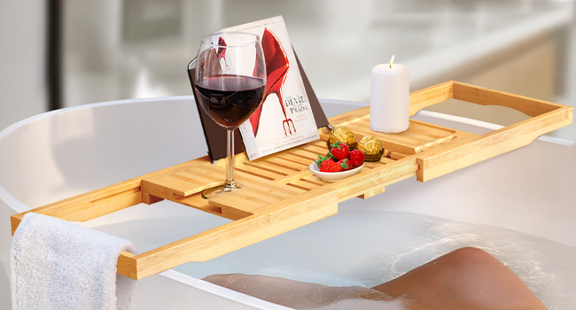 Luxury Bathtub & Bathroom Accessories for New Home, Relaxing Spa, Women