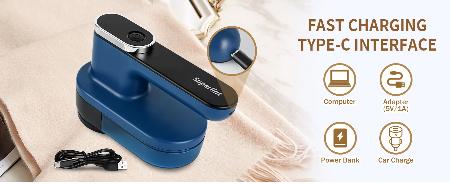 lint shaver rechargeable