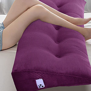 Triangle Reading Pillow XXL Wedge Headboard Pillow