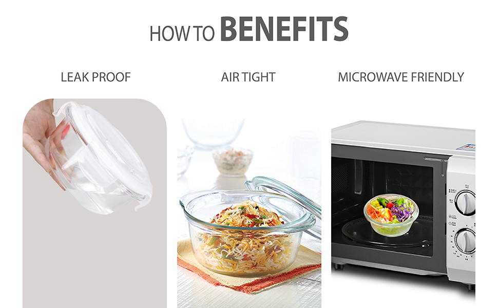 Buy SOPLOLIVEWARE Italian Glass Lunch Box with Steel Spoon & Napkin