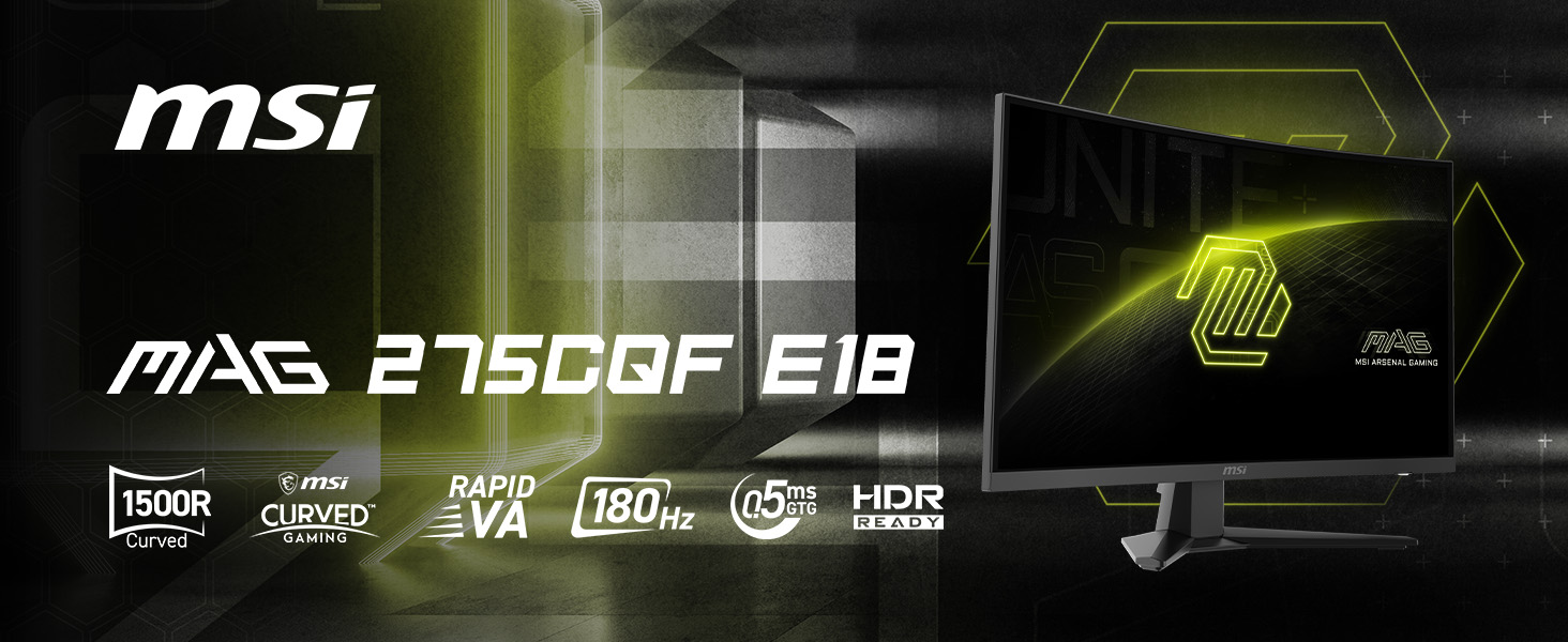 MAG 275CQF E18 Gaming Monitor