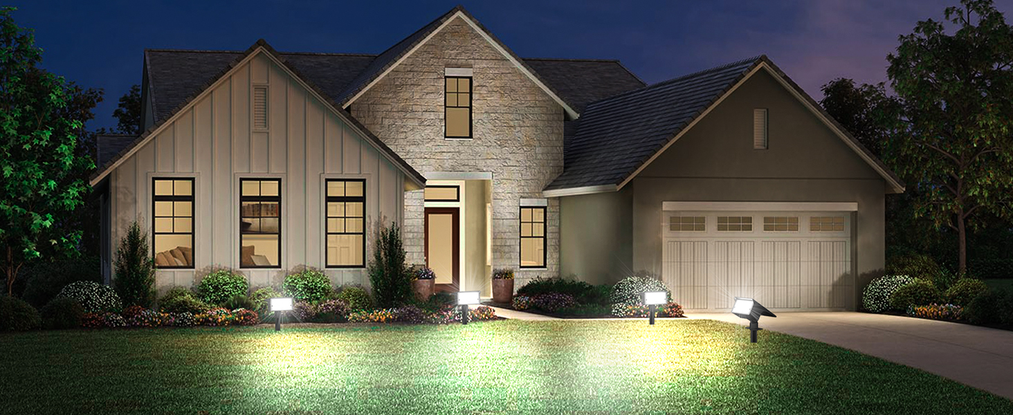 solar lights outdoor garden stake