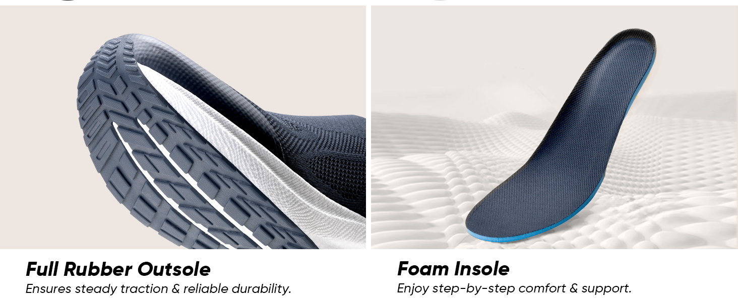 men slip on hands-free slip-ins walking tennis running shoe sneakers non slip resistant athletic