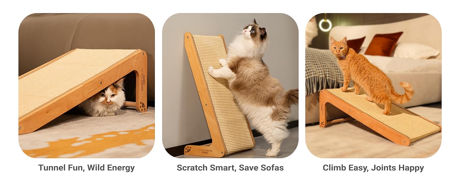 sisal cat scratcher ramp