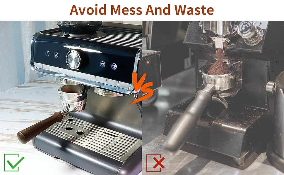 54mm Dosing Funnel HandsFree Espresso Funnel Fits 54mm