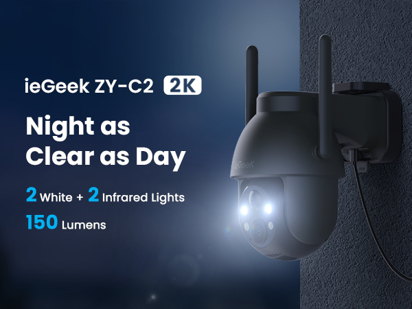 Amazon.com : ieGeek Solar Camera Outdoor Wireless, 2K WiFi Outside