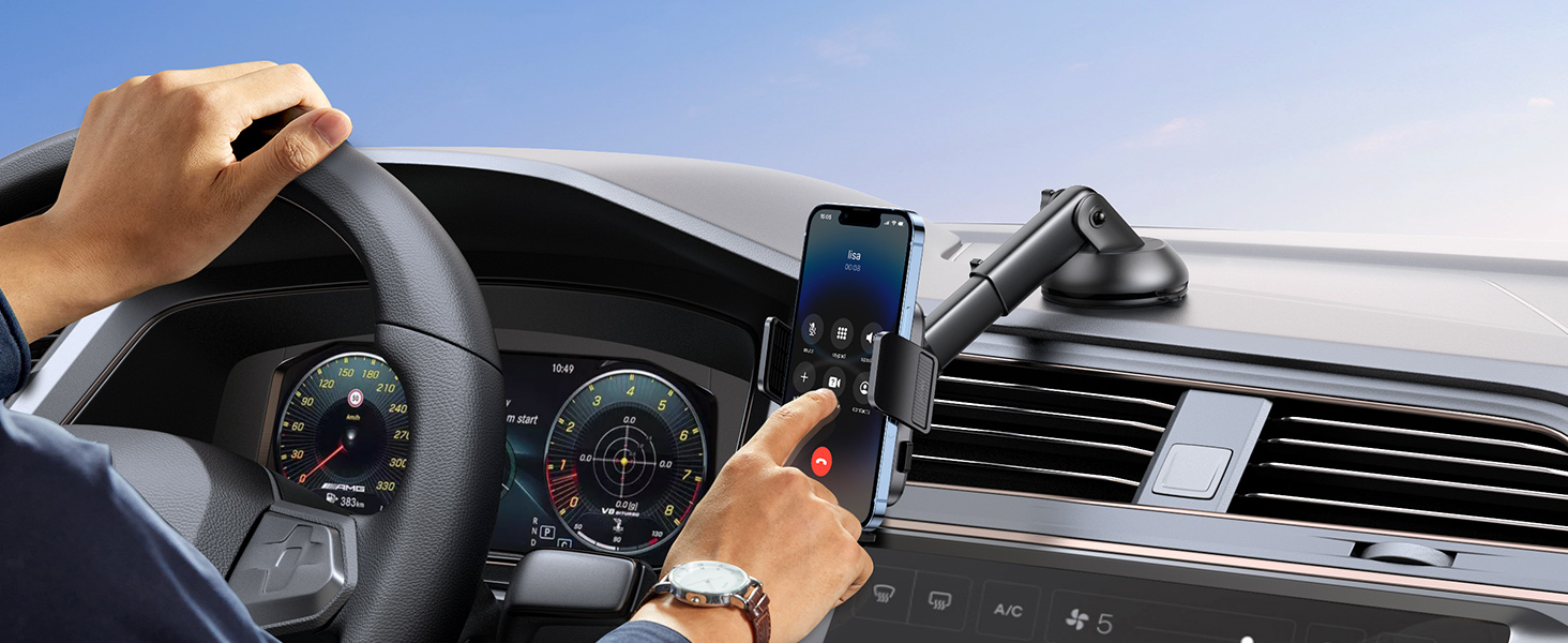 UGREEN Car Phone Holder Windscreen Mount Dashboard Air Vent [AllinOne