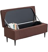 GOSTADY Ottoman Covers, Stretch Folding Storage Stool Slipcover Furniture Protector, Rectangle Be...