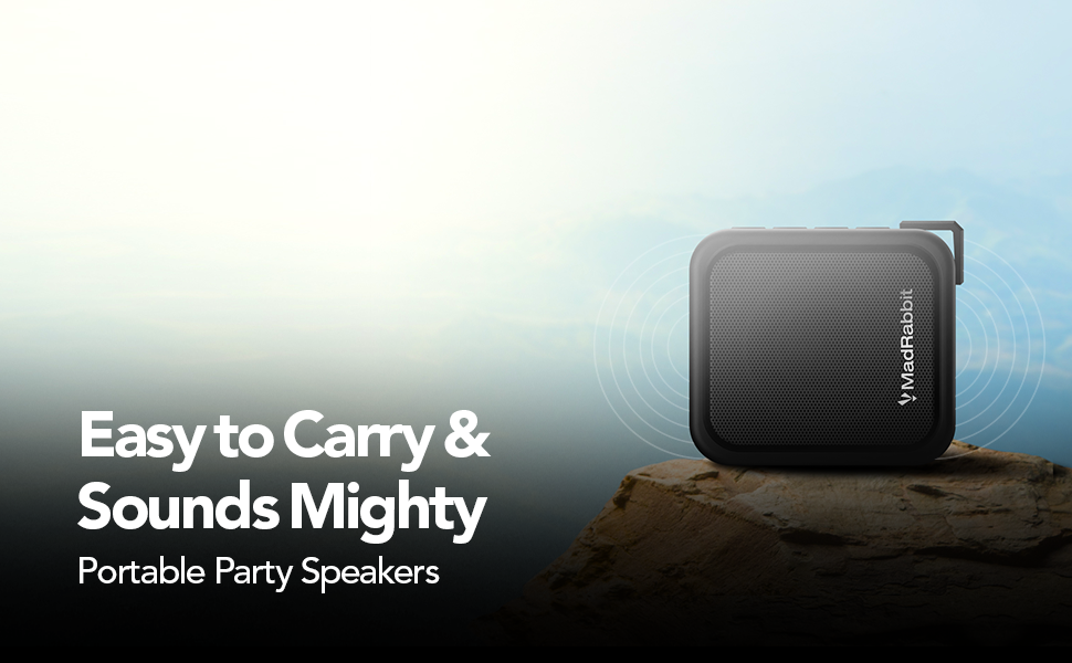 MadRabbit Sound Rock 5W Wireless Portable Bluetooth Speaker with 10H