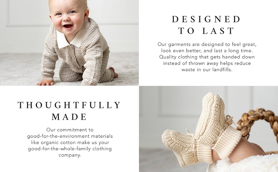 hope Henry baby layette organic cotton young kids boy girl little newborn gift shower