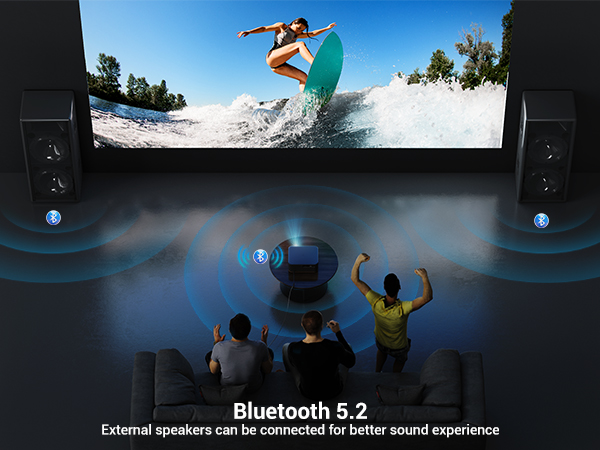 Amazon.com: 2000 ANSI 4K Full HD Projector with WiFi and