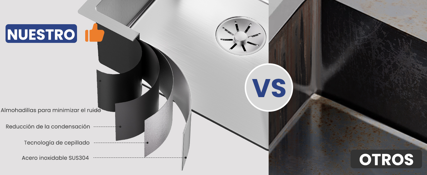 1 fregadero de cocina