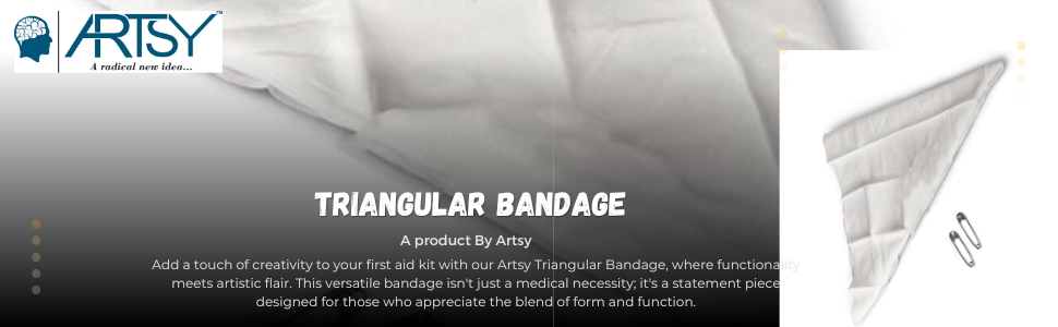 Artsy Triangular bandage 