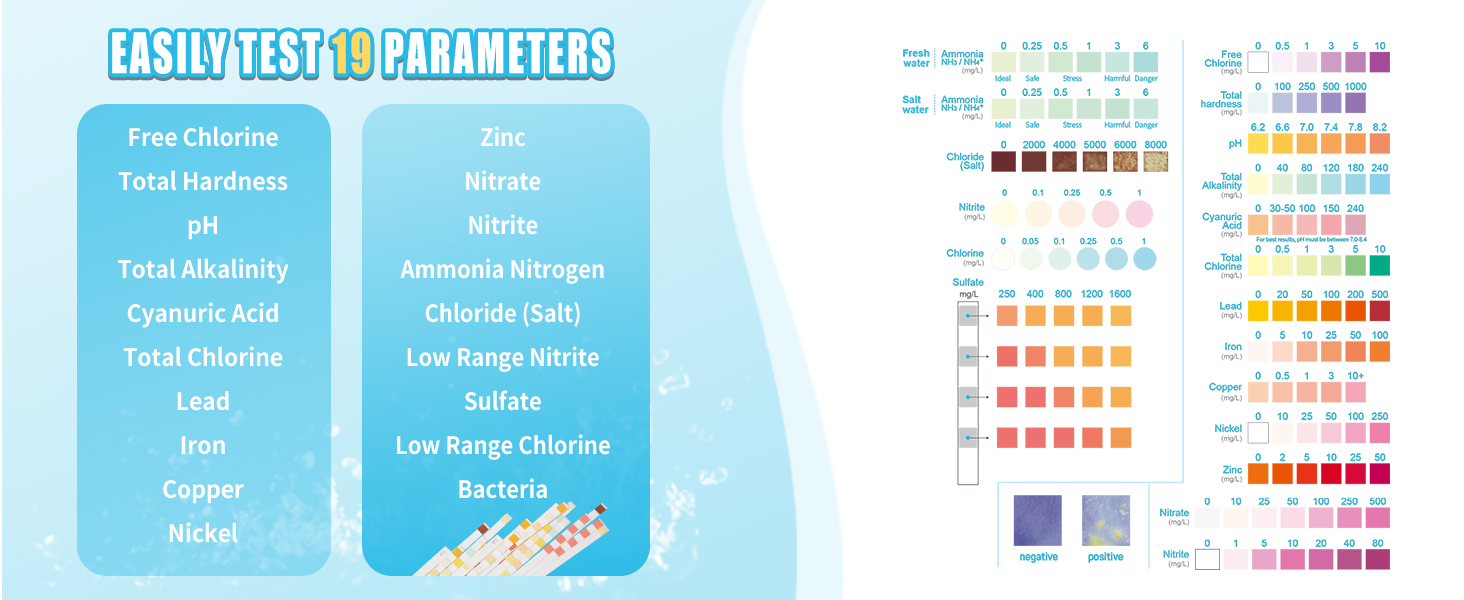 Swimming Pool Water Test Strips