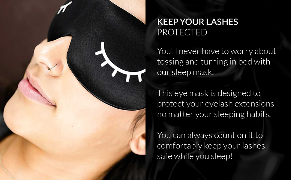 Lash Affair 3D Eye Mask for Sleeping Eyelash Extensions