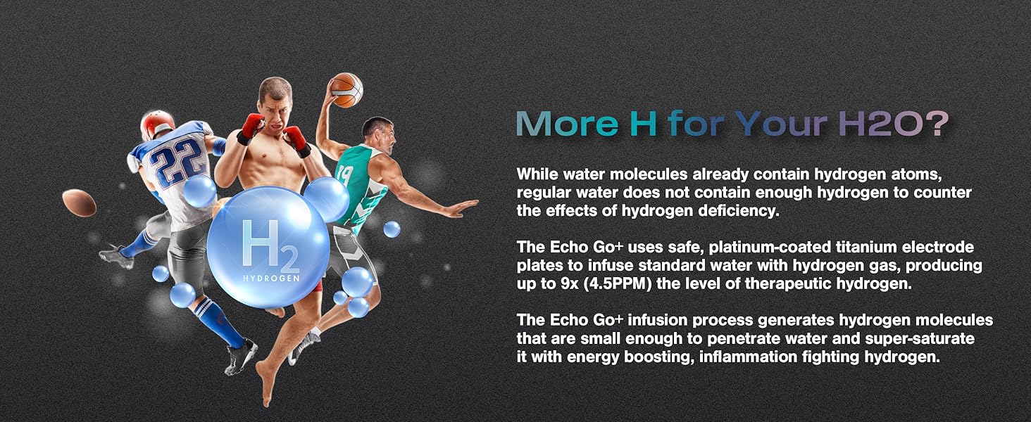 more hydrogen in your water 