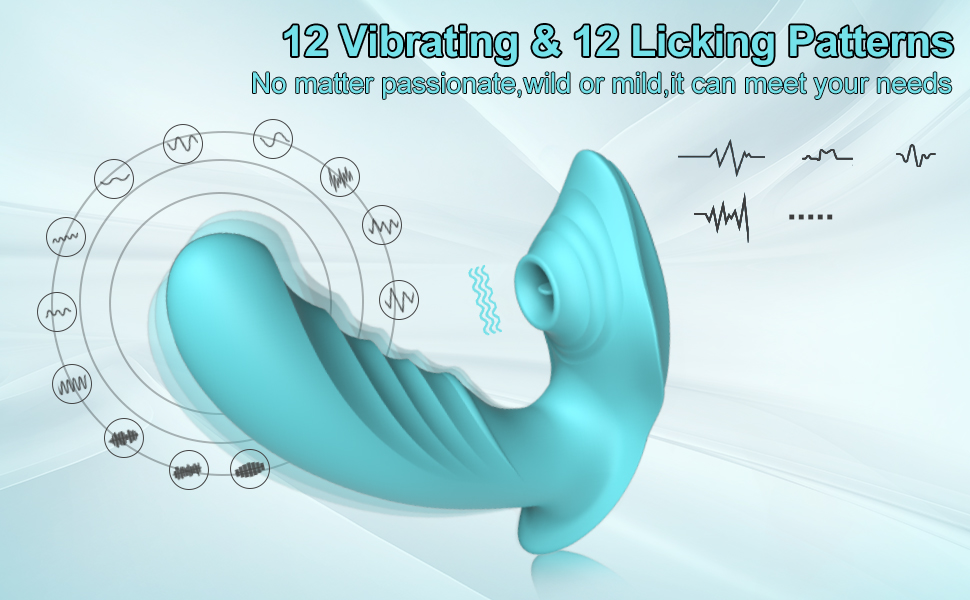 12 Vibrating &12 Licking G Spot Panty Vibrator