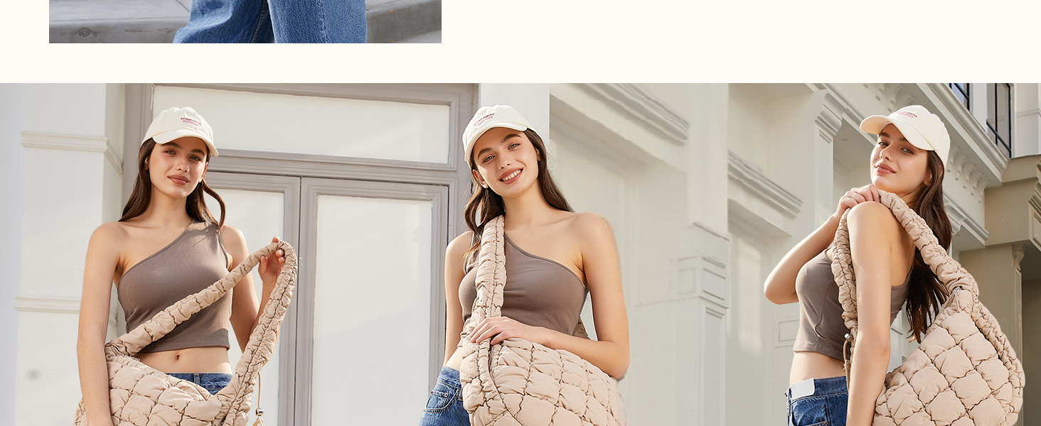 Puffer tote bag
