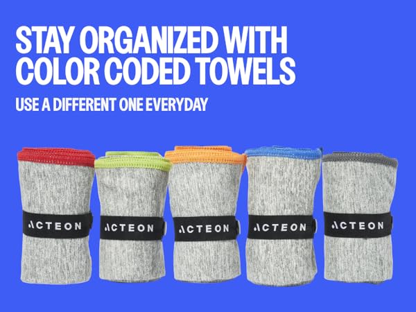 Color Coded Towels