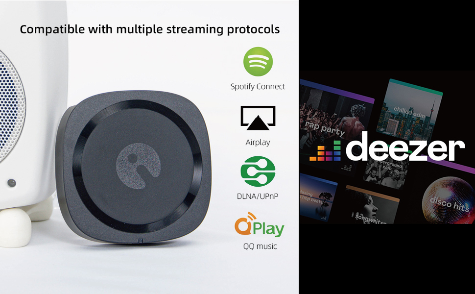 IEAST AudioCast Pro M50 Wireless WiFi Audio Receiver Multi, 52 OFF