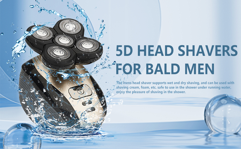 Head shavers for bald men