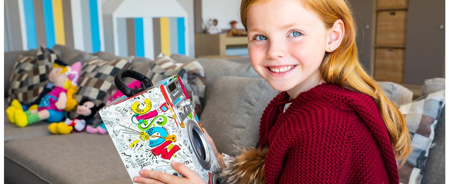 enceinte bluetooth, enceinte, micro, jouet fille, cadeau fille 10 ans, micro karaoké, cadeau