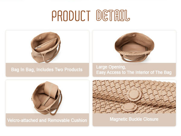 woven leather handbags