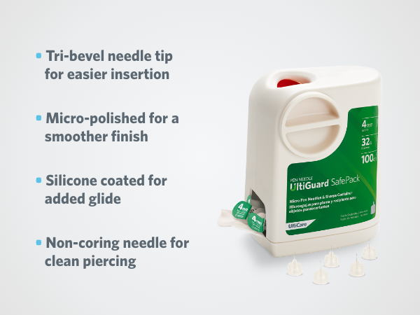 pen needle, insulin pen needle, sharp tip, comfortable, insulin injection