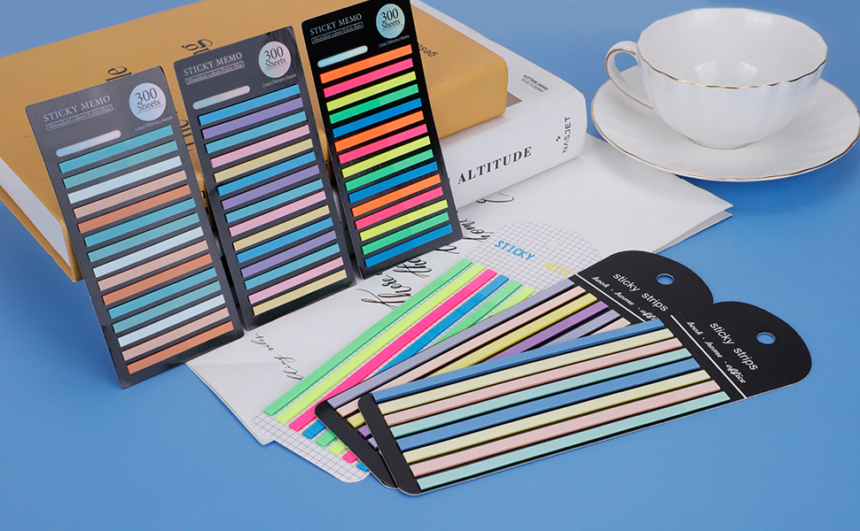 1380 Sheets Highlighter Tape, SHAIDOJIO Removable Transparent Sticky