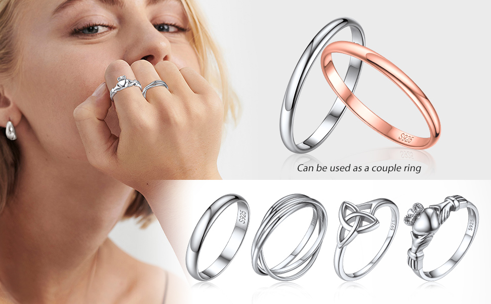 Amazon | [ChicSilver] シルバー925 結婚指輪 レディース 人気