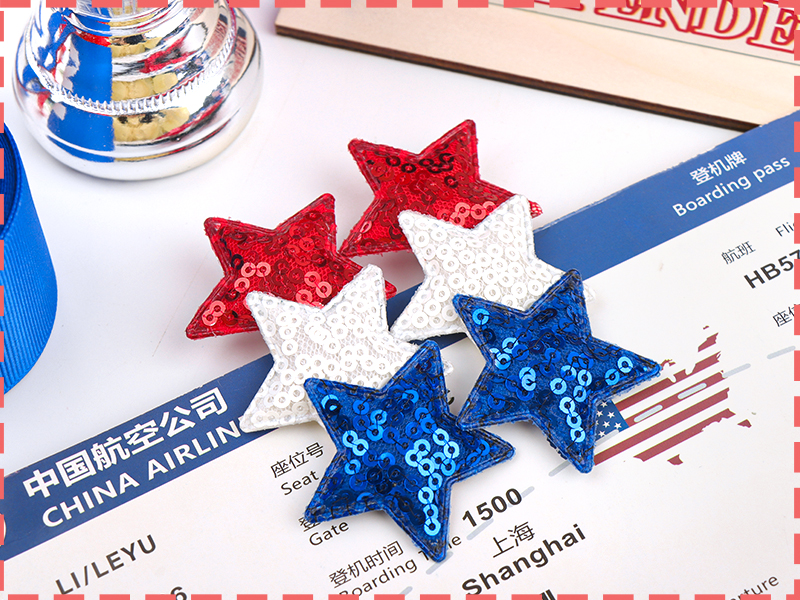 red blue white stars clips