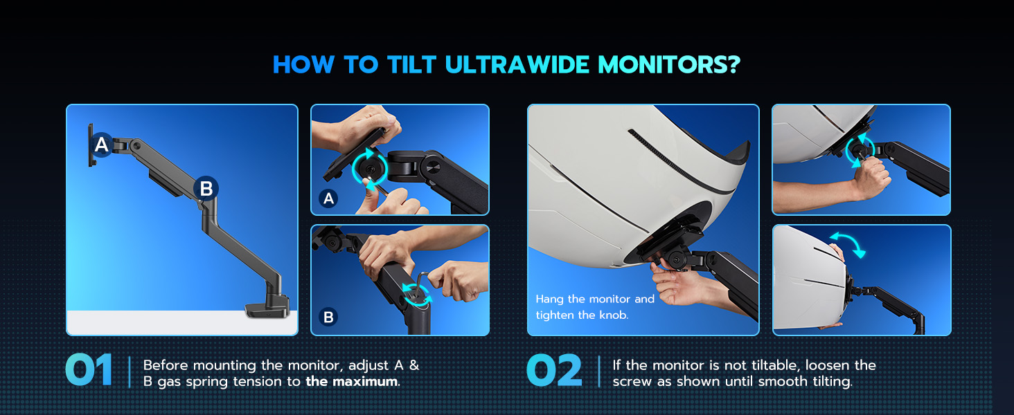 49 inch ultrawide monitor arm