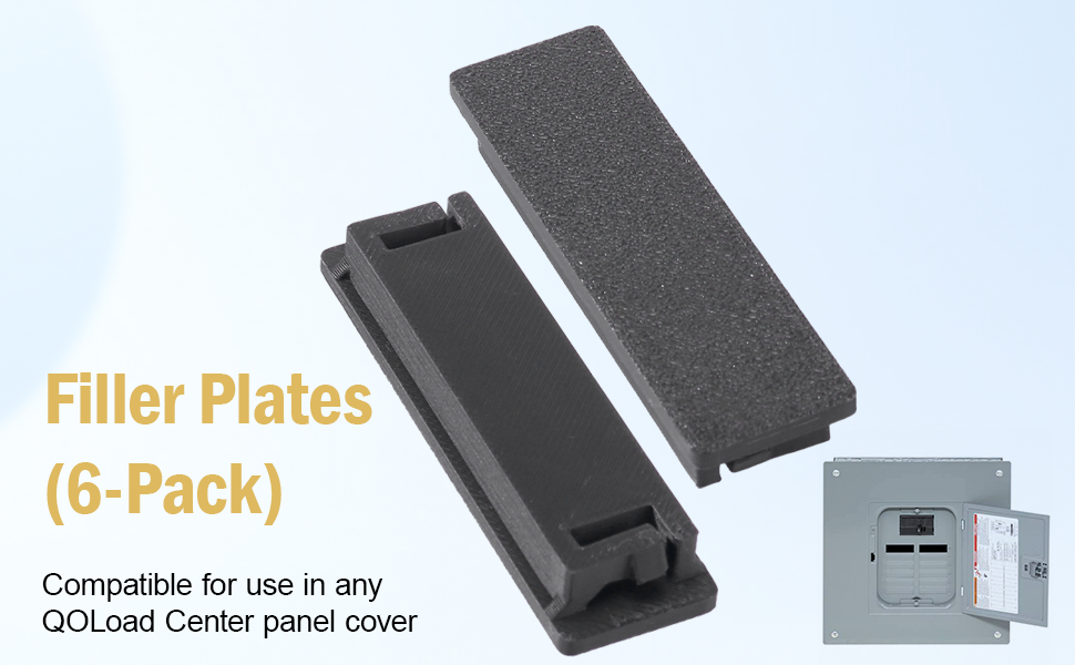 square d breaker filler plate,  breaker panel cover