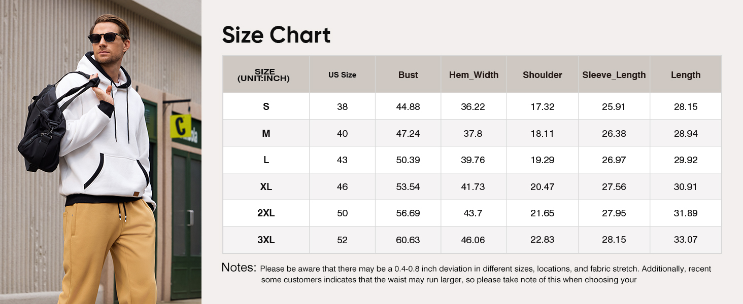 Mens Casual Cotton Hooded