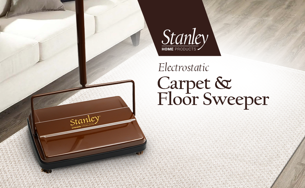 STANLEY HOME PRODUCTS Electrostatic Carpet & Floor Sweeper