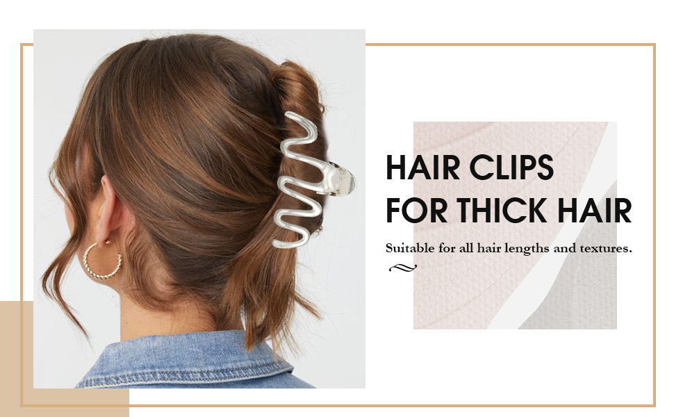 irregular big hair claw clips fashion metal hair clips clamps