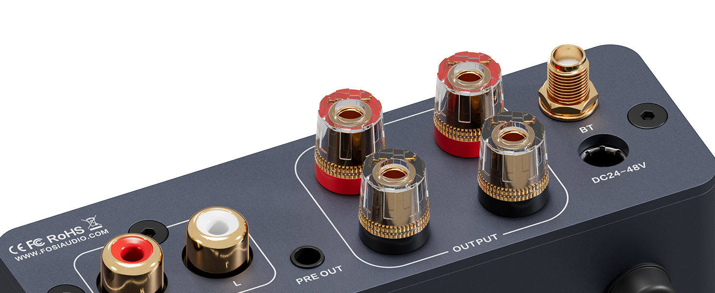 Amplificador de 2 canales Fosi Audio BT20A Pro 300W x2 TPA3255 Bluetooth 5.0 Home Audio Stereo