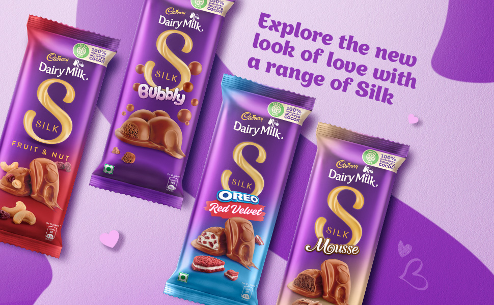 Cadbury Dairy Milk Silk Bubbly Bubblegum, Pack of 6 x 50g Amazon.in