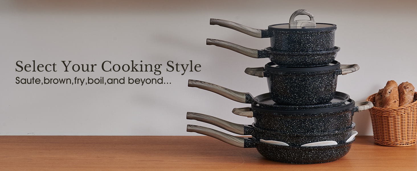 KITCHEN COOKWARE SET