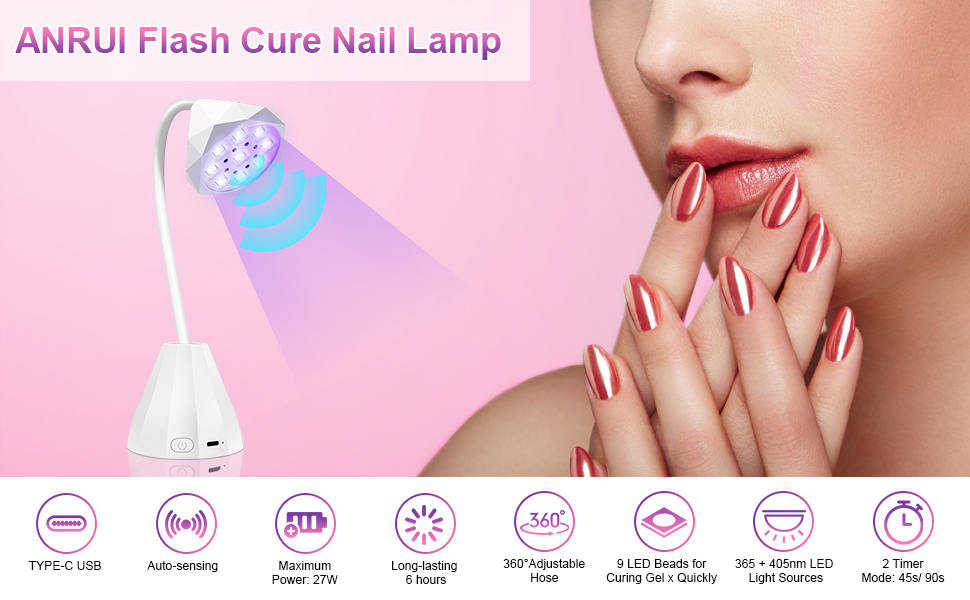flash cure nail lamp
