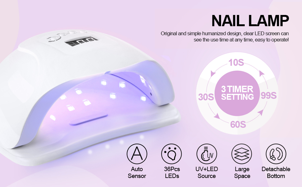 COSCELIA UV Nagellack Set mit UV Lampe 30 Farben Gel Nägel Selber Set 7ML Gel Nagellack