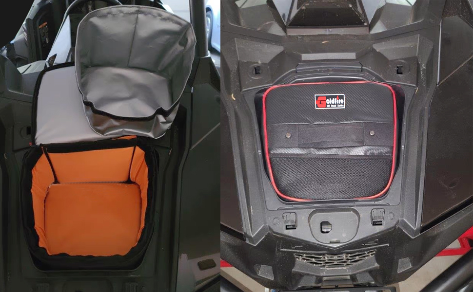 Goldfire UTV Accessories, 2022 Upgraded Red Piping RZR RS1