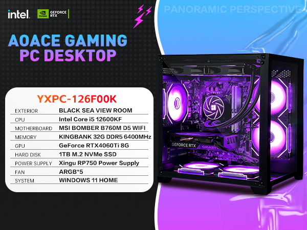 自作ゲーミングPC/Core i5-8600/16G/RTX2060 Amazon.com: HOENGAGER Gaming PC Desktop - Intel Core i5